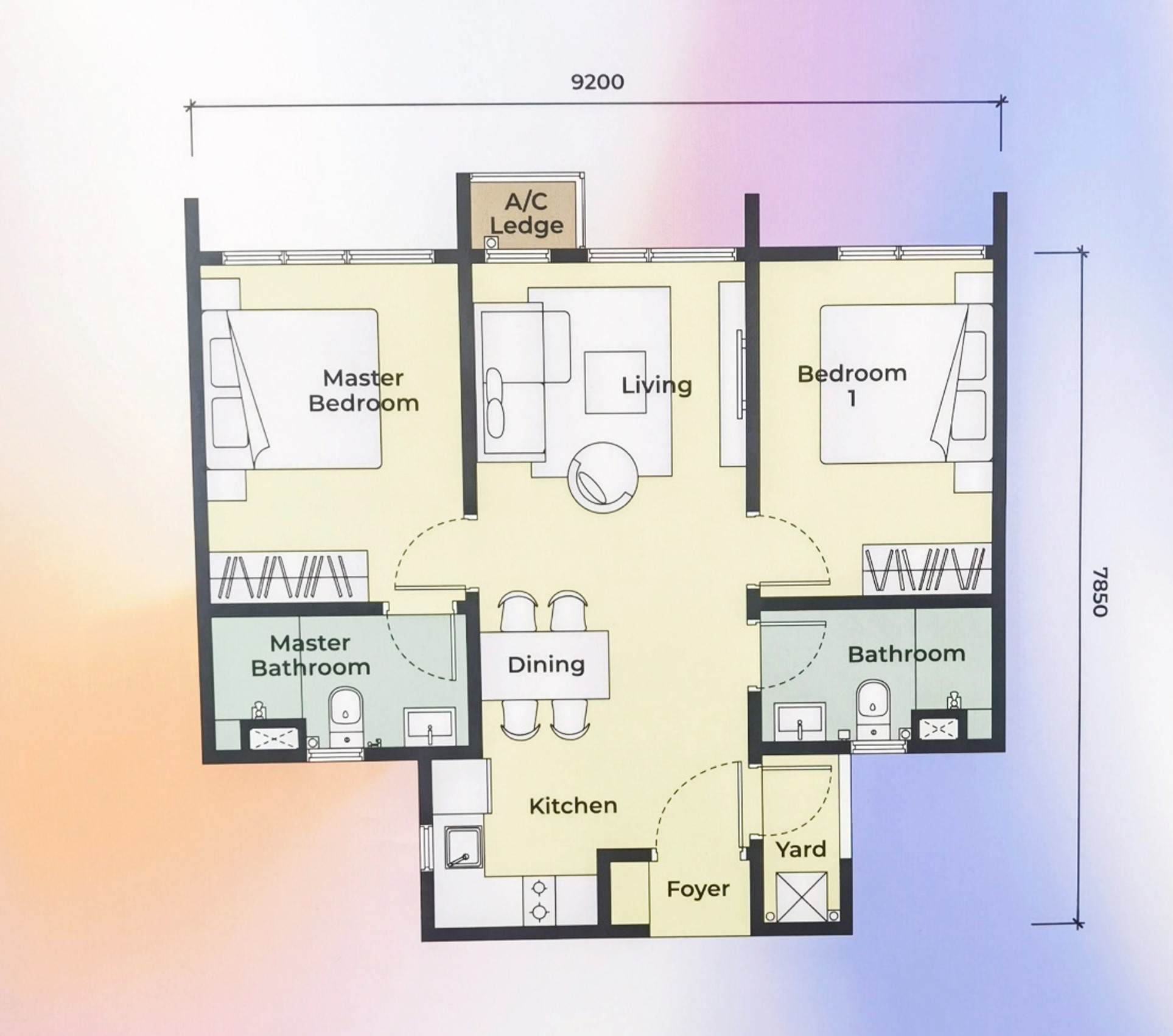 The Kingswoodz @ Bukit Jalil - 1/2/3 Bedroom - RM 1,6xx Monthly